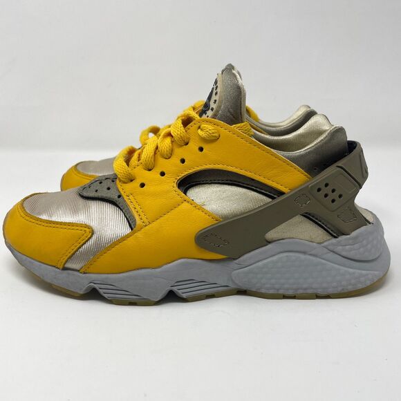 Nike‎ Air Huarache Women's Sz 7 Custom ID Sneakers Yellow Trainer - Picture 2 of 9